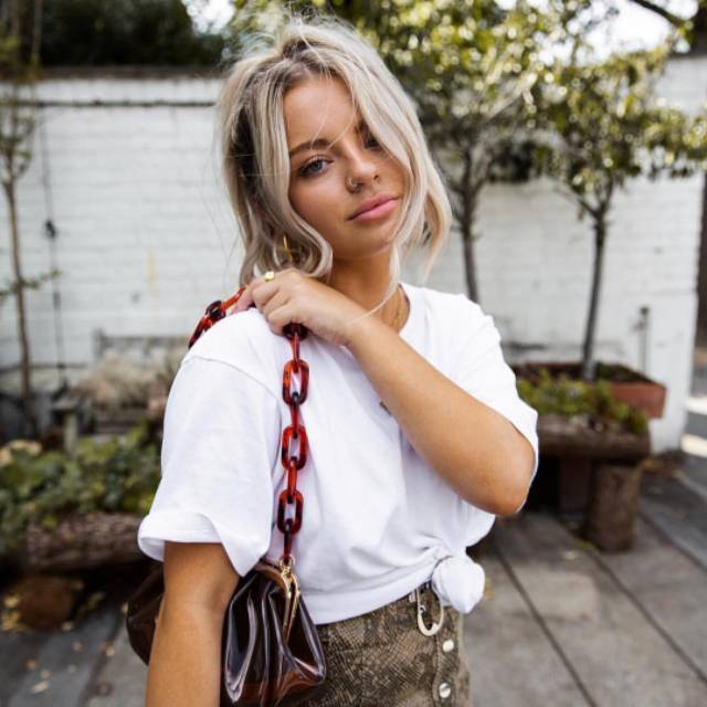 Zara Vinyl Crossbody Bag