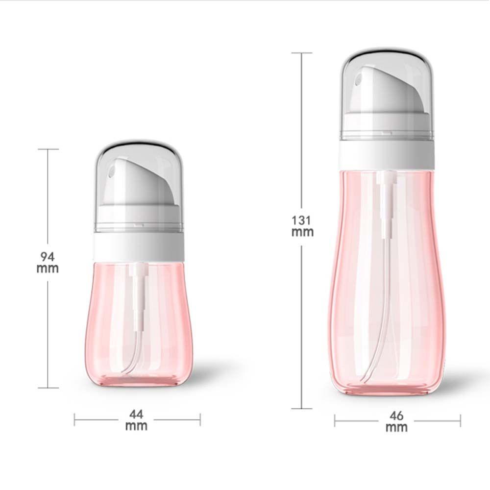 Agustinina Plastik Atomizer Portable Reusable Kabut Halus Transparan Watering bottle Hairdressing Botol Kosong Isi Ulang