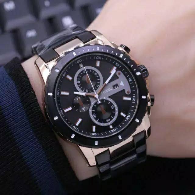 JAM TANGAN PRIA FOSS RANTAI CRONO DETIK FREE GELANG RANDOM JAM TANGAN PRIA FOSS RANTAI CRONO DETIK FREE GELANG RANDOM