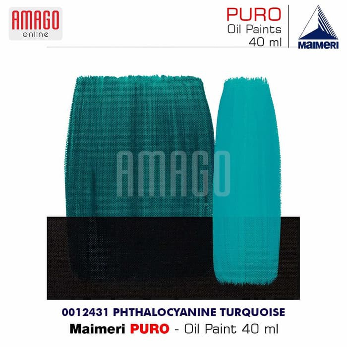 MAIMERI PURO - OIL PAINT - PHTHALOCYANINE TURQUOISE - 40ML - M0012431