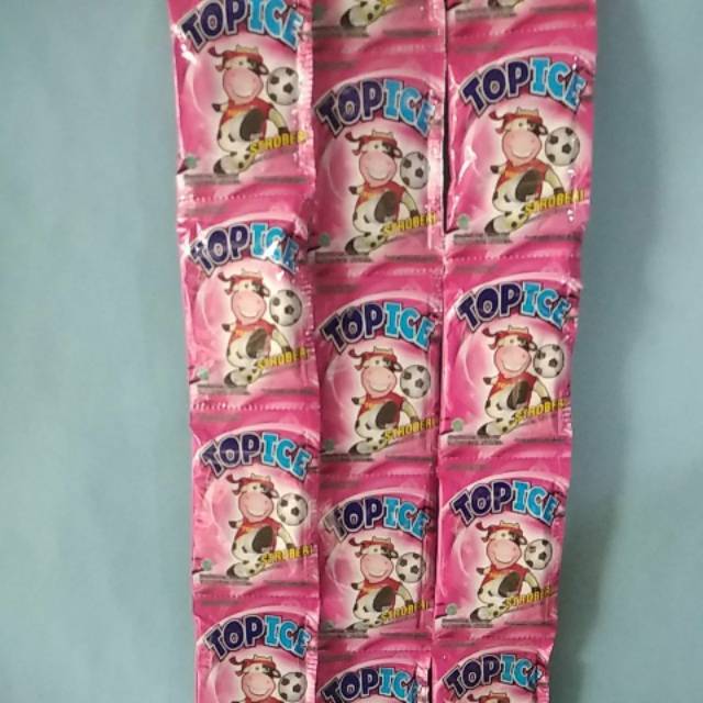 

Top ice stroberi per renteng isi 10 sachet