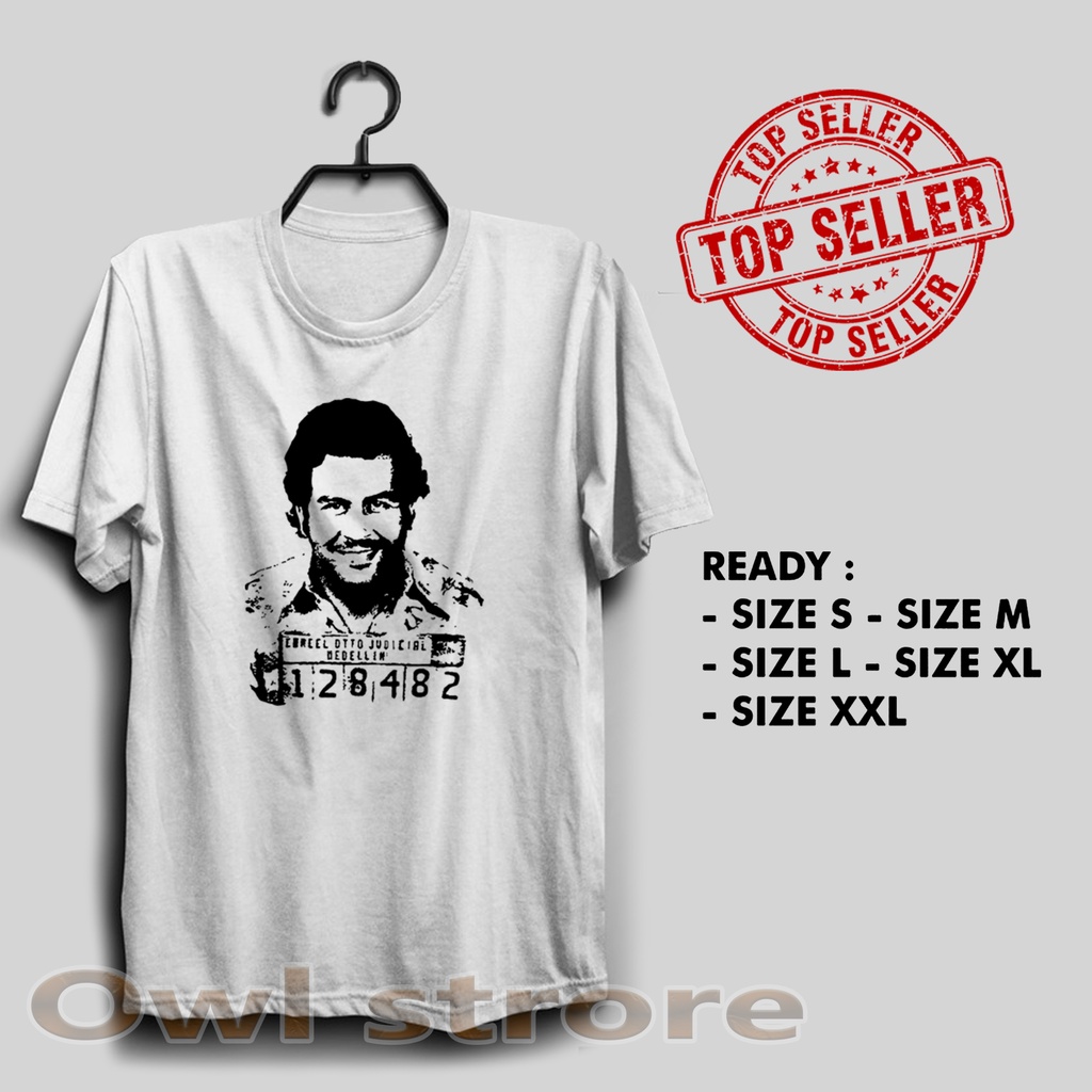 Import Quality MURAH BAJU Kaos PABLO ESCOBAR keren PABLO ESCOBAR