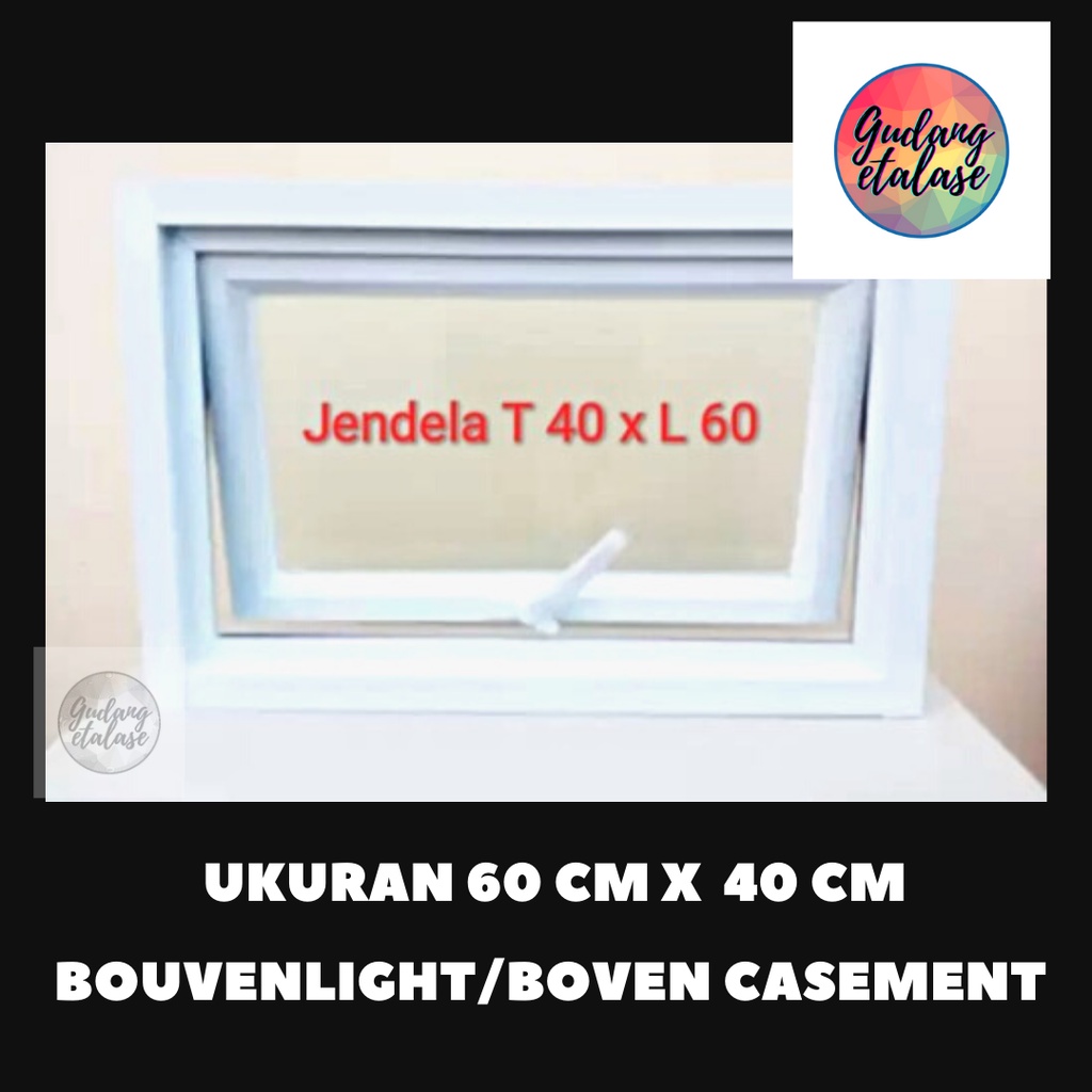 Jendela bouven aluminium/Jendela aluminium