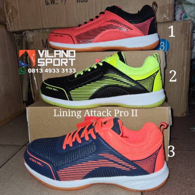 Sepatu Badminton Lining Attack Pro II
