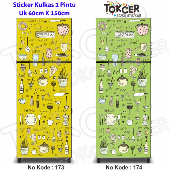 Stiker Kulkas 2 Pintu Masterchef