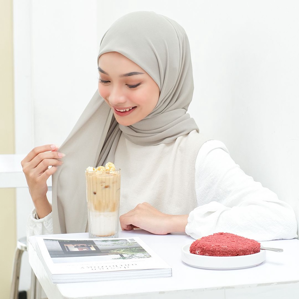 Kamila Shawl Instant by yeppushop | Hijab segiempat pashmina  instan ala malaysia-Matcha