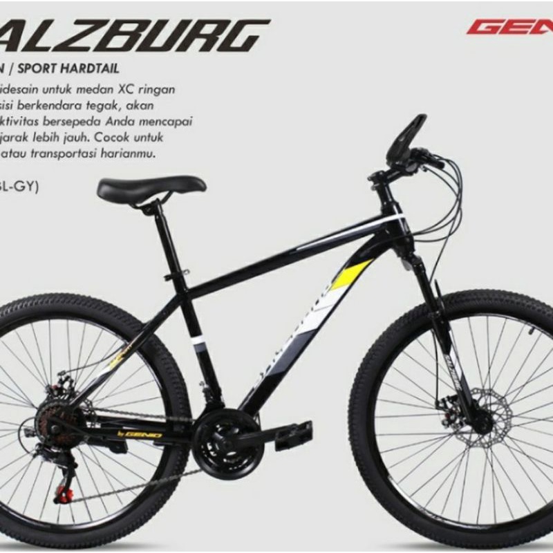 Sepeda MTB 26 inch GENIO SALZBURG Ss 41