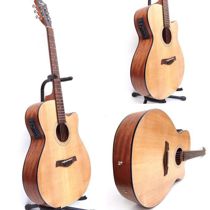 Gitar Akustik Elektrik Cowboy Gwc-235Na Gwc 235 Na Original - Paket A