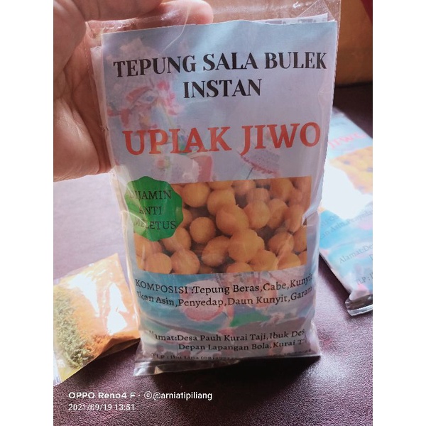 

Termurah..!!! Best Seller 250 Gram Tepung Sala Bulek Khas Pariaman Padang Sumatera Barat