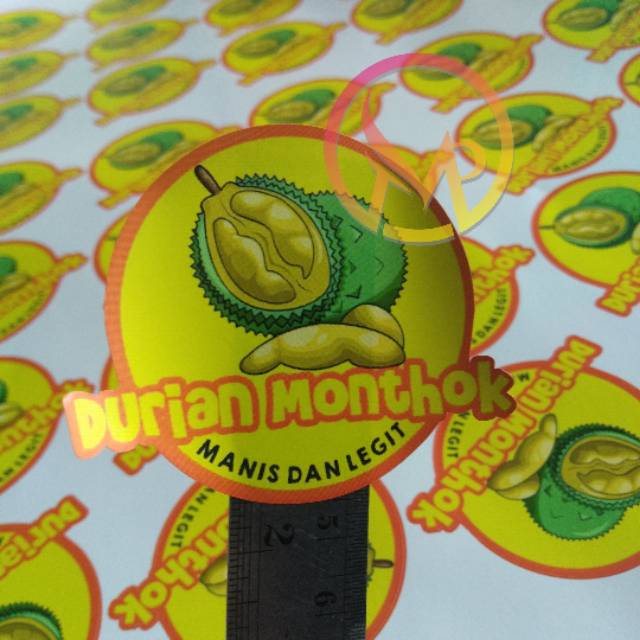 

Cetak stiker label kemasan