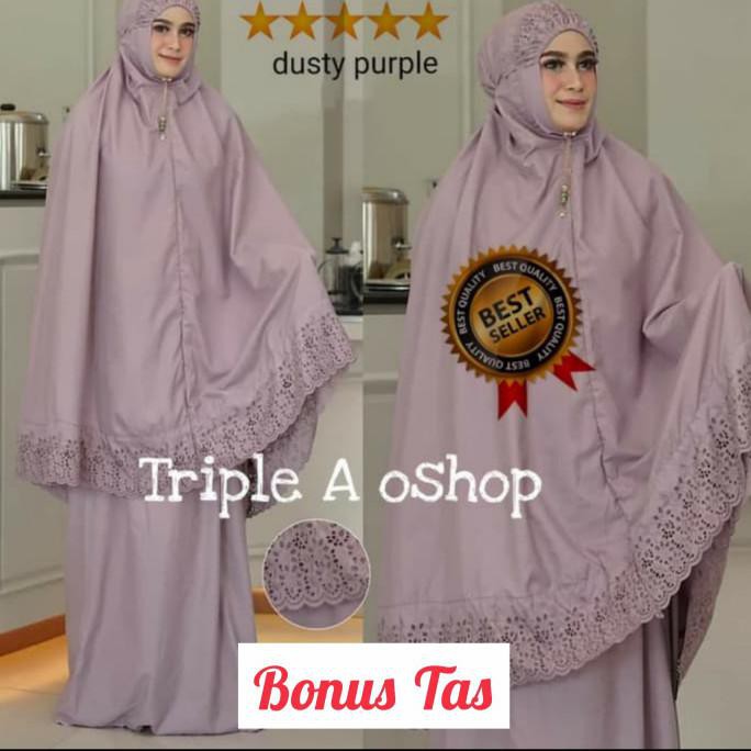 Ori&Terjamin Mukena Dewasa Bordir Siti Khadijah