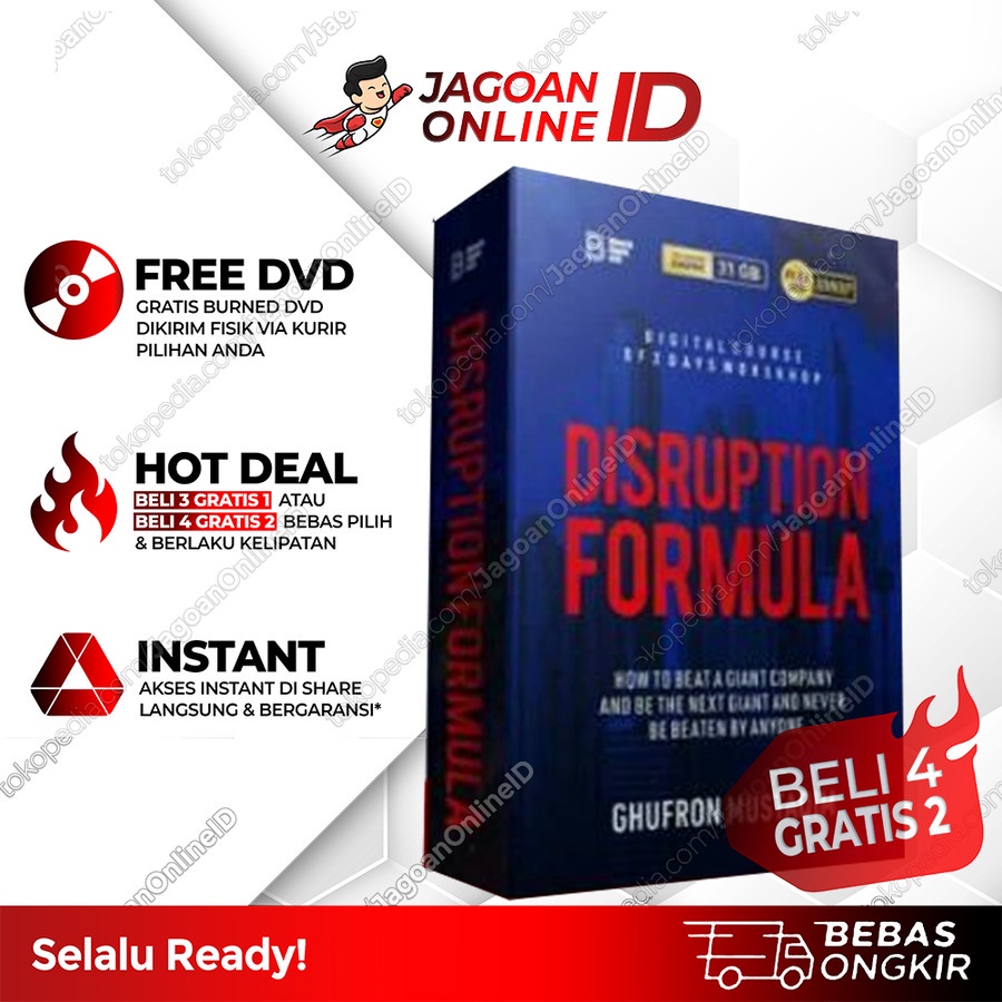 

[JGG] FORMULA DISRUPSI Menjadi Pengusaha Penuh Inovasi dan Proven