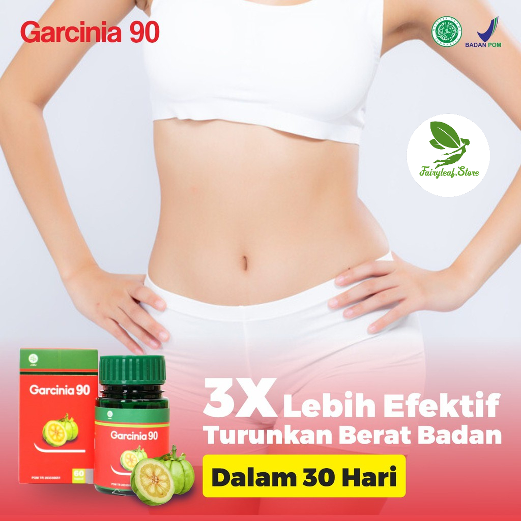 GARCINIA 90 - Suplemen Herbal 3x Lebih Cepat Turunkan Berat Badan &amp; Stress / Pelangsing