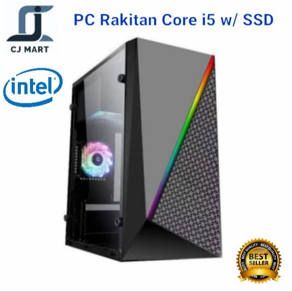 PC Rakitan Core i5 w/SSD / PC Kerja / Admin SIAP PAKAI GARANSI 1 TAHUN