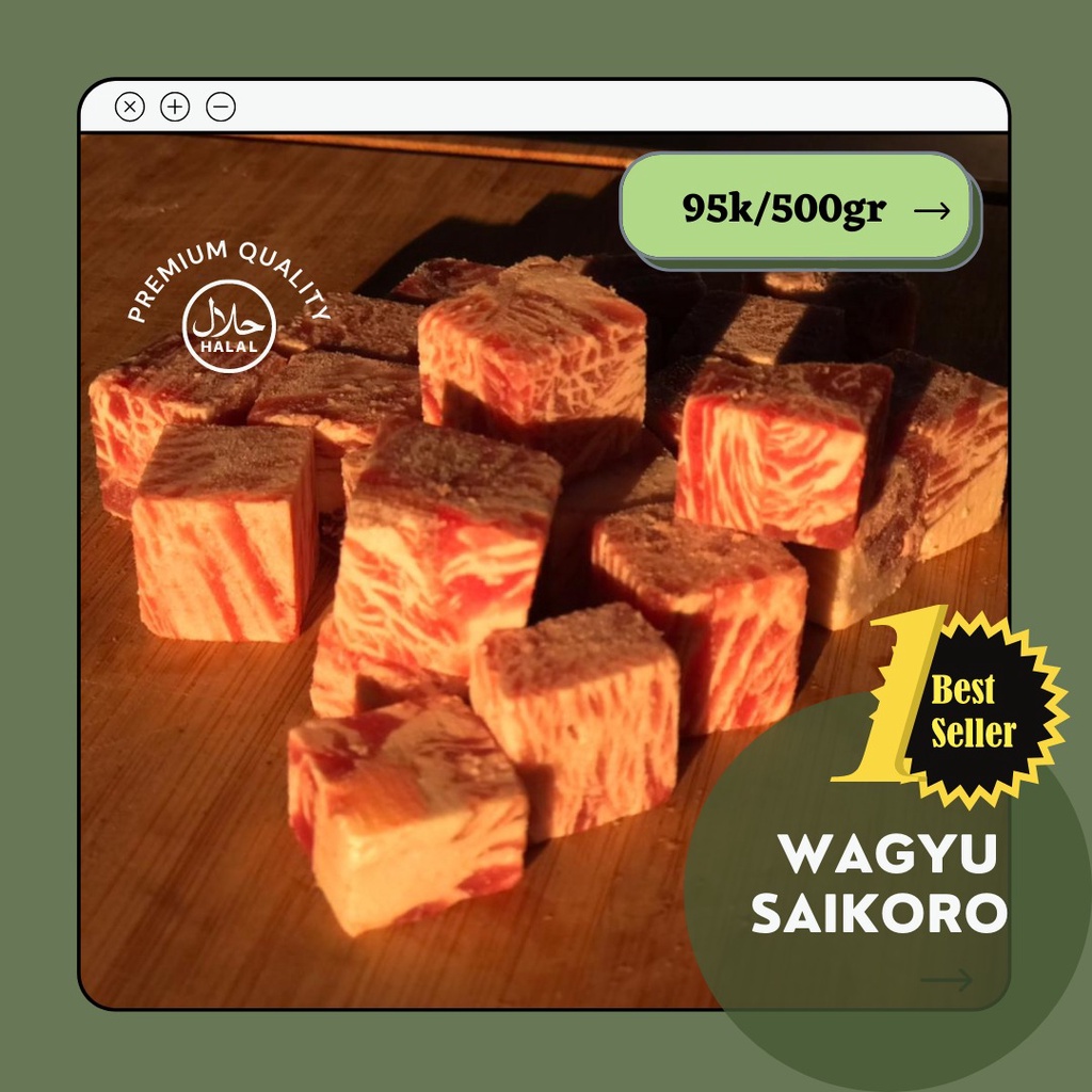 

Wagyu Saikoro 500 gr