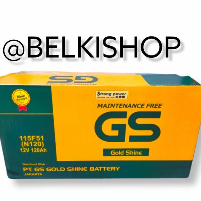 Aki TRUK, GENSET, AKI KAPAL, ALAT BERAT GS MF 12V 120 AMPERE N120 belk11 Ayo Order