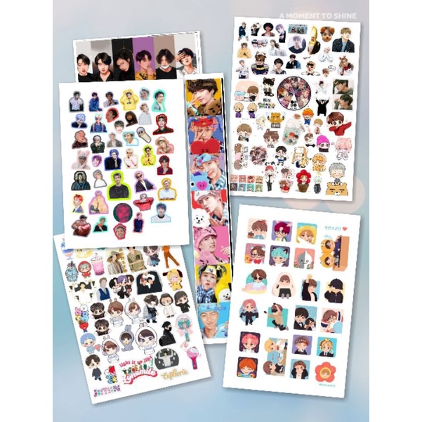 

(COD) Mix Sticker Korean/KPop BTS Cute Untuk HP, Laptop, Tumblr, Jurnal, dan Media Tempel Lainnya.