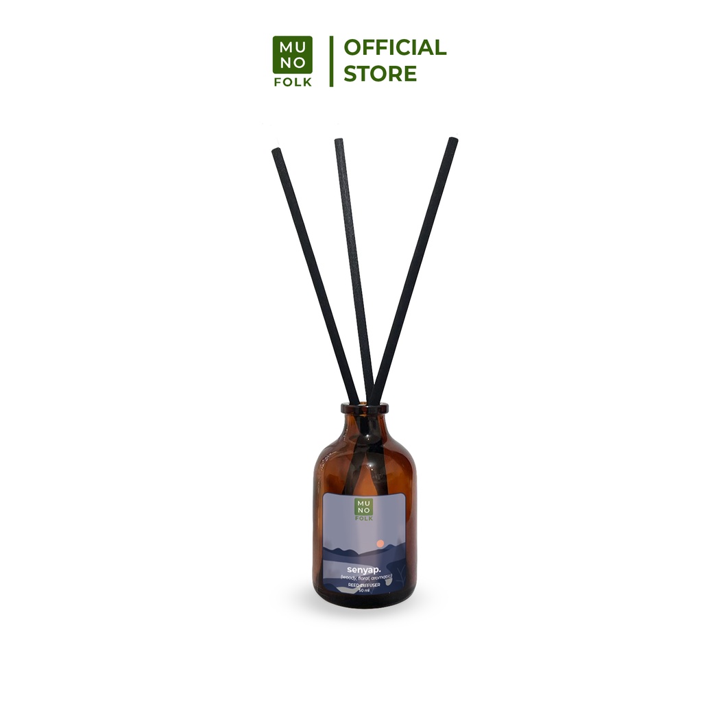 Muno Folk - Reed Diffuser 50ml I Pengharum ruangan aromaterapi-Senyap