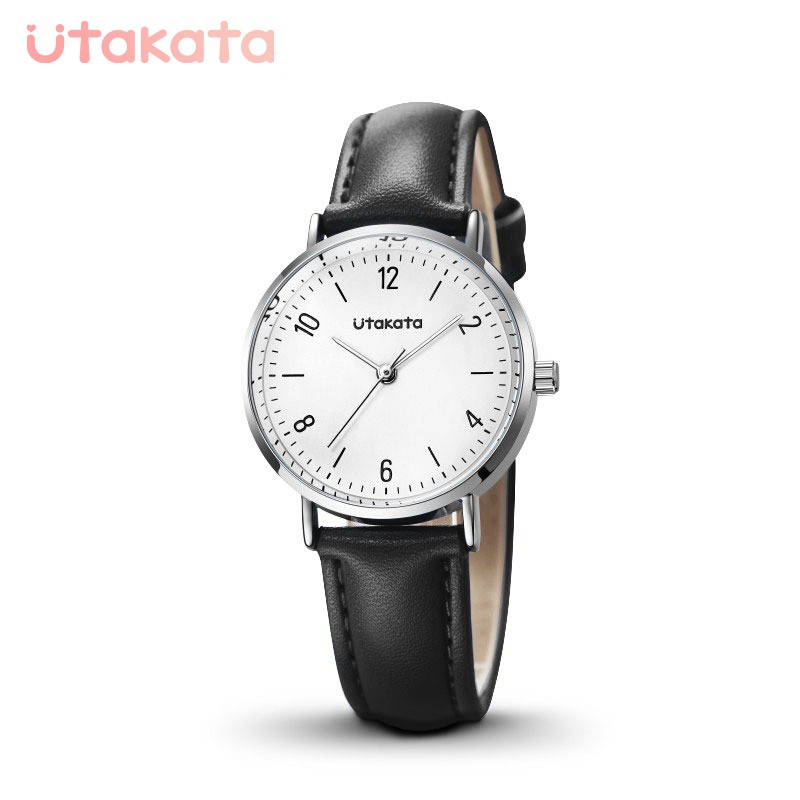 UTAKATA A0004 Jam Tangan Wanita Analog Tali Kulit WATCHKITE WKOS