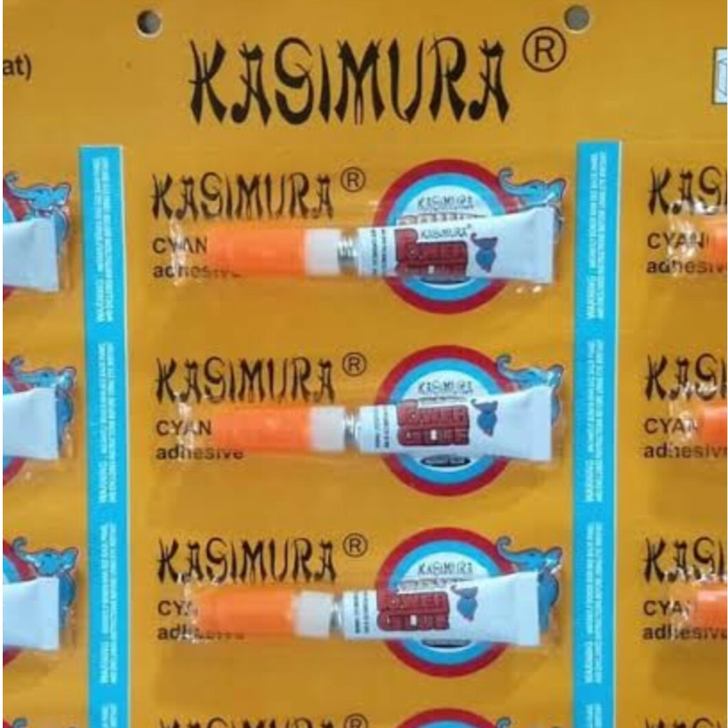 SUPER GLUE KASIMURA ISI 12 PCS