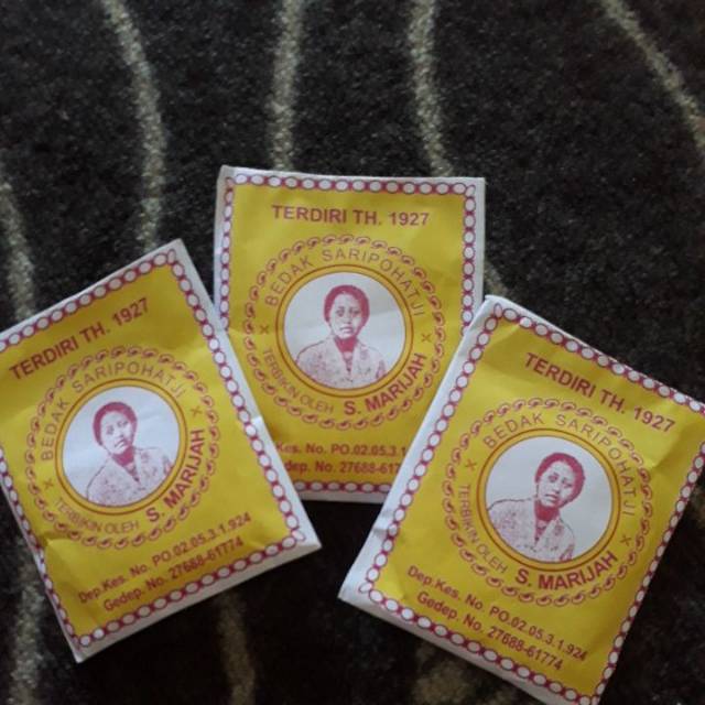 Paket 1 3 Saripohatji Bedak Dingin Pupur Basah Masker Wajah Dingin Bedak Organik Jaman Dulu Shopee Indonesia