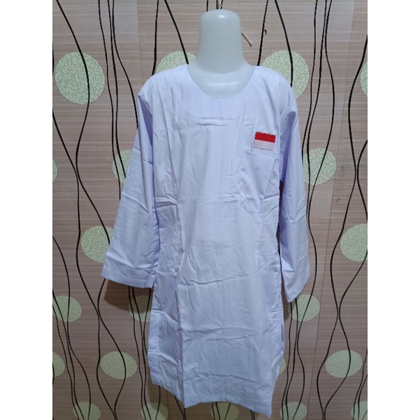 BAJU PUTIH ALWAFA OBLONG/BAJU PUTIH KURUNG MADRASAH/BAJU KURUNG TSANAWIYAH/BAJU KURUNG ALIYAH