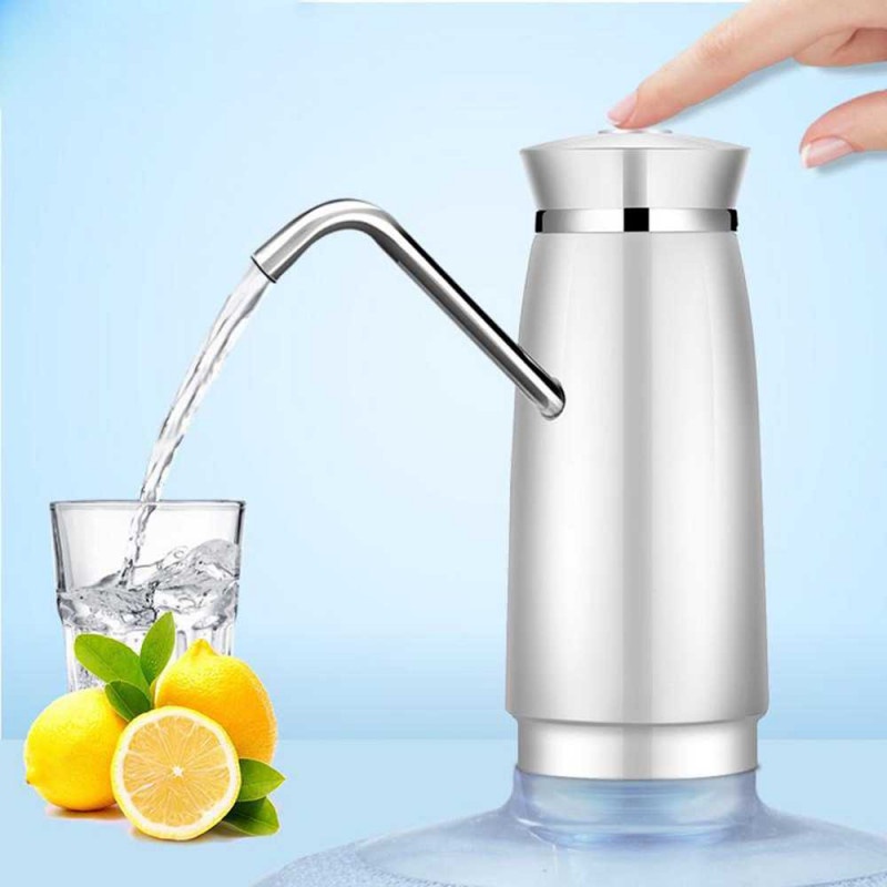 Pompa Galon Air Minum Dispenser Elektrik USB Rechargeable 1200mAh 55cm