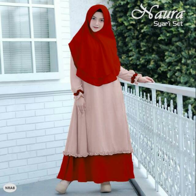 RAMDHAIMA SET Gamis Syar'i by Lubna Gamis Syari