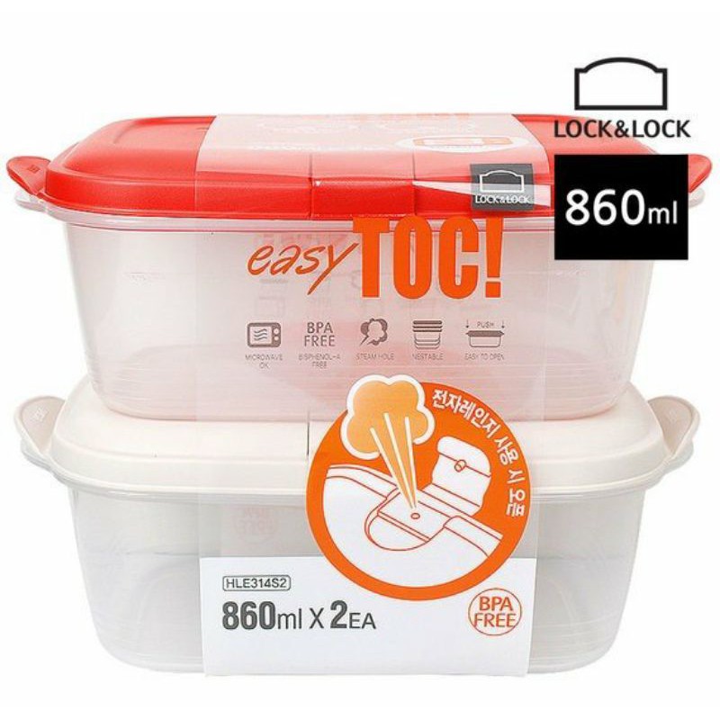 Lock n Lock Easy Toc wadah makanan plastik murah