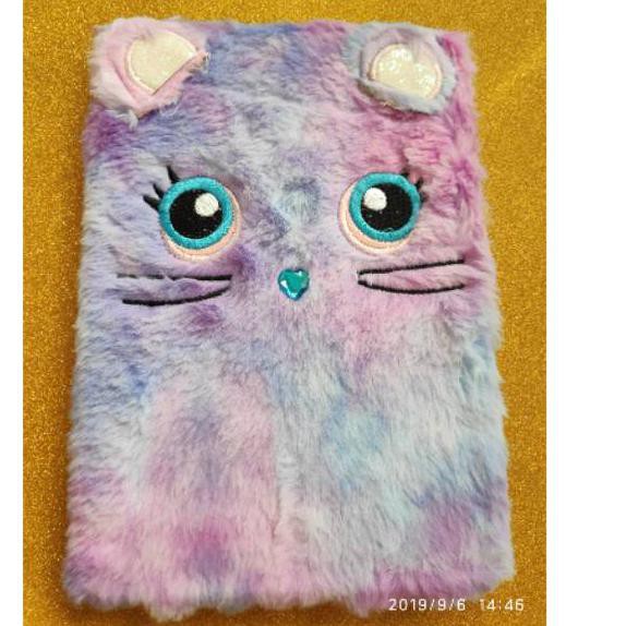 

♞*cbg-057 Notebook kucing bulu (A5 75 lembar) *T*