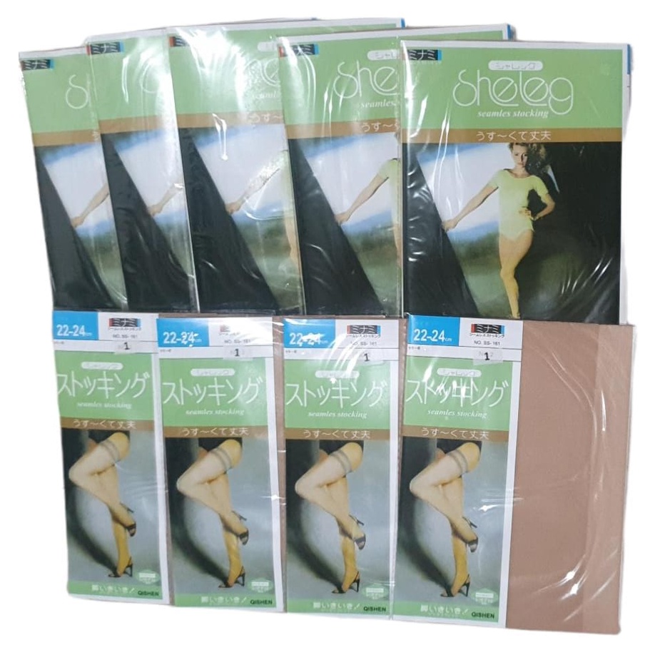 Kaos Kaki Stocking Sepaha Stocking Kulit Sepaha Transparan  Stoking Wanita Sepaha Warna Kulit dan Hitam