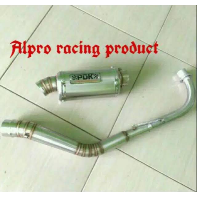 Knalpot pdk oval pendek road race for supra x karisma blade c70 smas sogun fit x kzr kripton dll