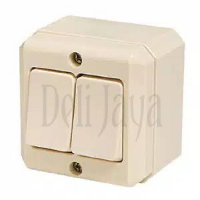 Saklar Seri Segi OB Timbul Saklar Double Murah