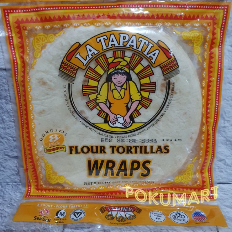 

LATAPATIA WRAPS GORDITA TORTILLA 408gr