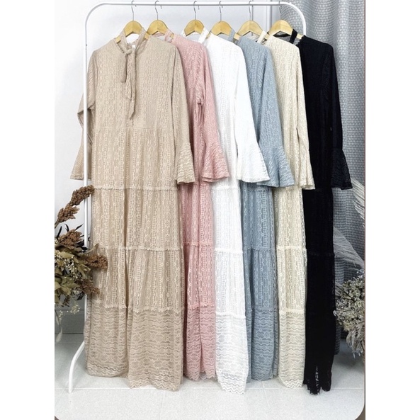 Dress Import premium Brokat