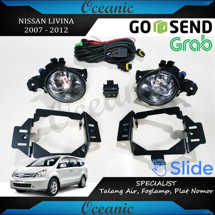 FOGLAMP LAMPU KABUT NISSAN GRAND LIVINA LAMA 2007 2008 2009 2010 2011