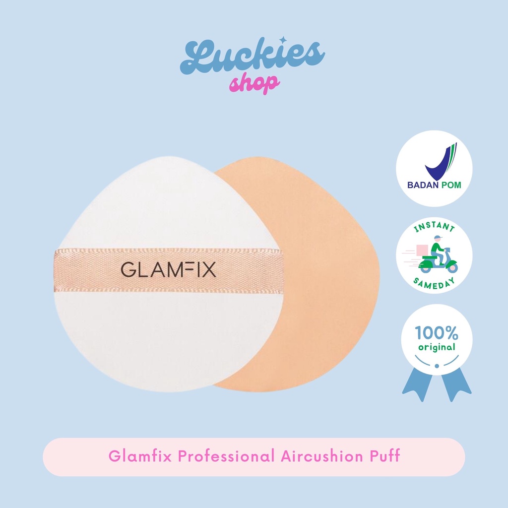 Glamfix Professional Aircushion Puff Glam Fix YOU Spon Bulat Bedak Make Up Spons Makeup