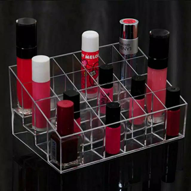 Tempat rak makeup organizer arcylic