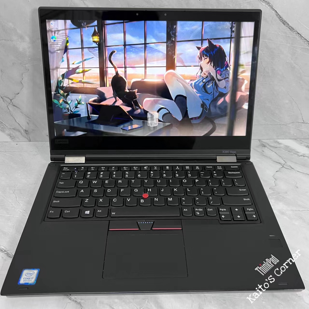 [Bekas] Laptop Lenovo Yoga X380 X390 X395 i5/i7 Gen 8 - 13.3” FHD Touchscreen + Stylus + Bisa Lipat 360° Slim Mulus