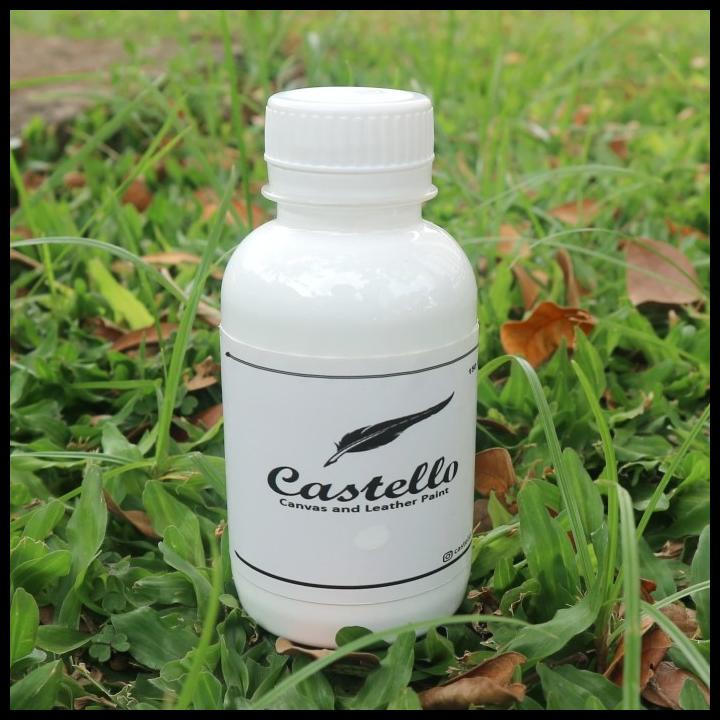 Cat Castello Sepatu Dan Tas Putih Khusus Kulit & Kanvas Diskon