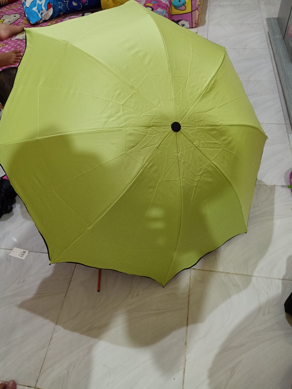 Promo ... Payung Lipat Magic Ajaib 3d 3 Dimensi Anti Uv Timbul Motif Lapis Hitam