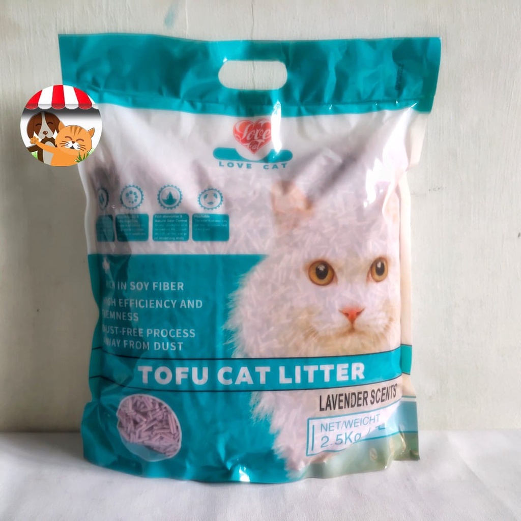 Love Cat Tofu Cat Litter 7 Liter Pasir Wangi Gumpal