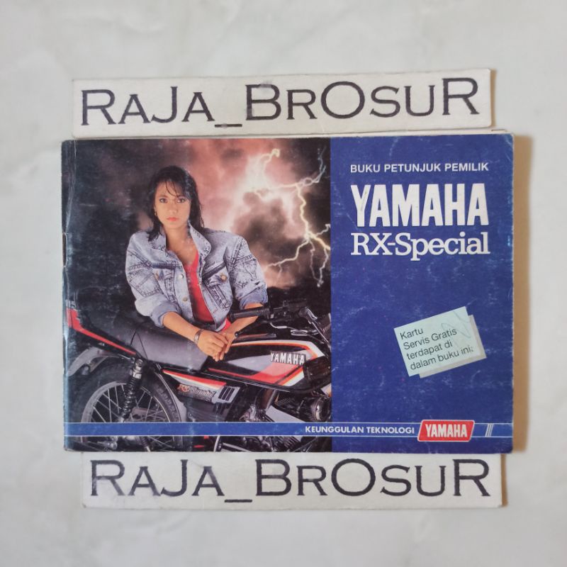 Buku petunjuk pemilik/Manual book Yamaha RX Special/RX S/RXS 3HB 1989-1990 ORI Original