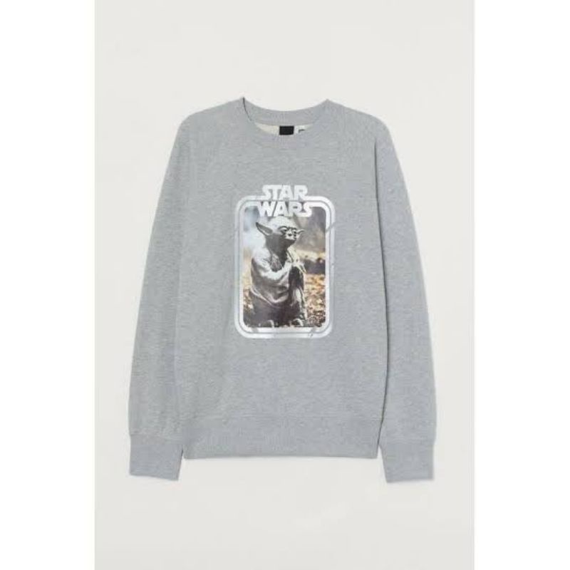 

[COD] Crewneck H*M Star Wars Grey Free Plastik H&M