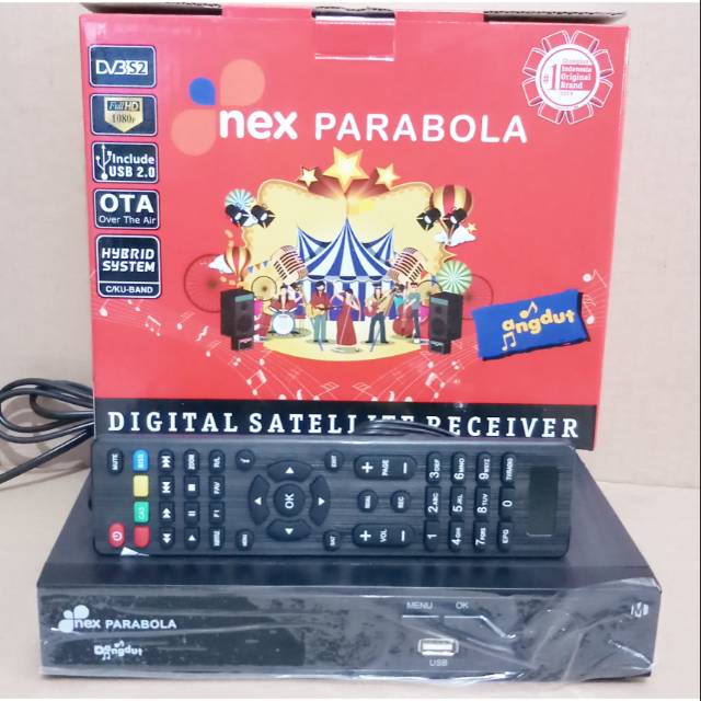 Receiver Nex Parabola hd Merah stb Mnc group