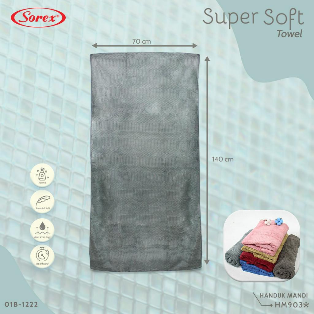 Handuk Sorex HM 901 , 903 (70x140cm) Besar | Handuk Mandi Dewasa |fx