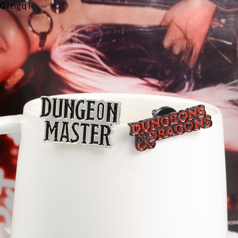 Bros Pin Enamel Dungeon Master Dragons Dnd20 Untuk Bermain Peran