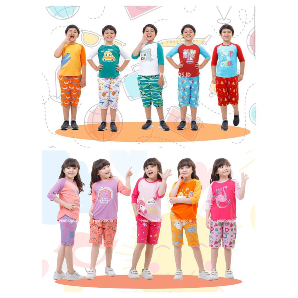 minekids.id setelan kaos anak reglan