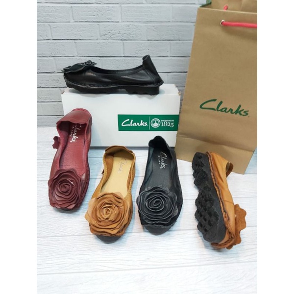 SEPATU KULIT CLARKS RG 2016 ROSE / SEPATU KANTOR / SEPATU KERJA WANITA