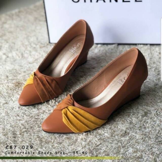 Js 27-new sepatu sampan wanita